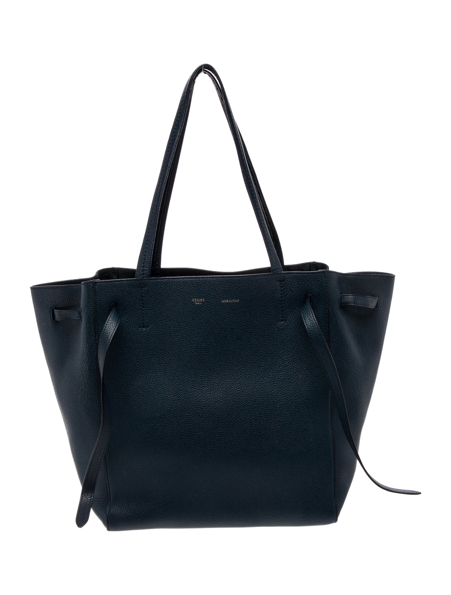 Celine Leather Cabas Phantom w/Belt Small