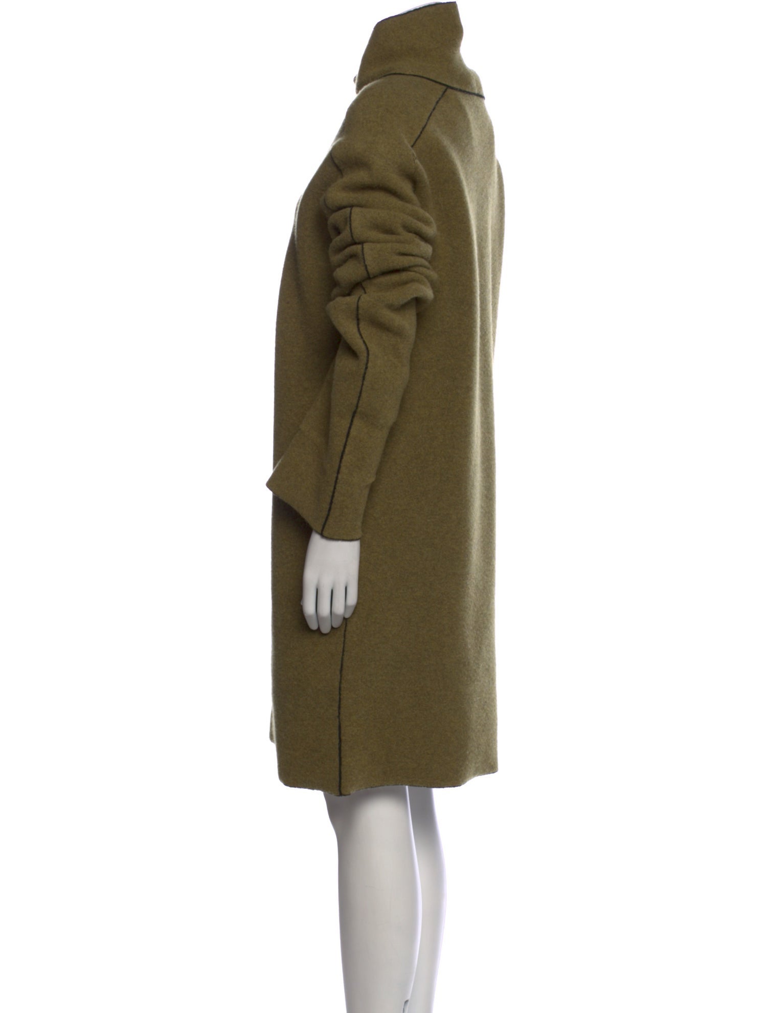 Celine Turtleneck Knee-Length Dress