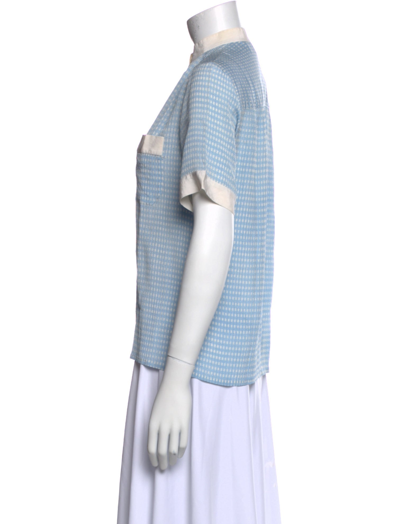 Celine Vintage 1980's Button-Up Top