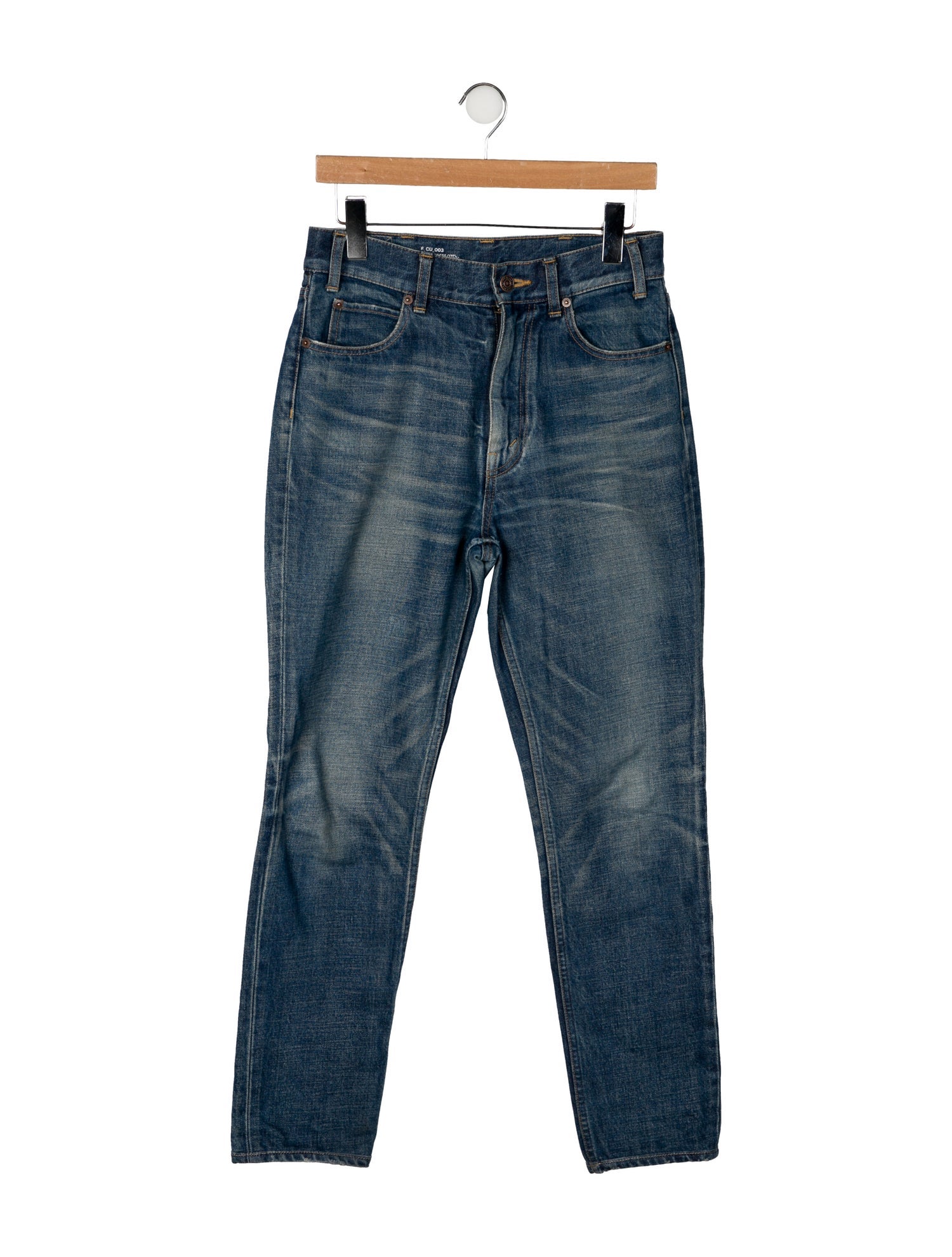Celine High-Rise Straight Leg Jeans