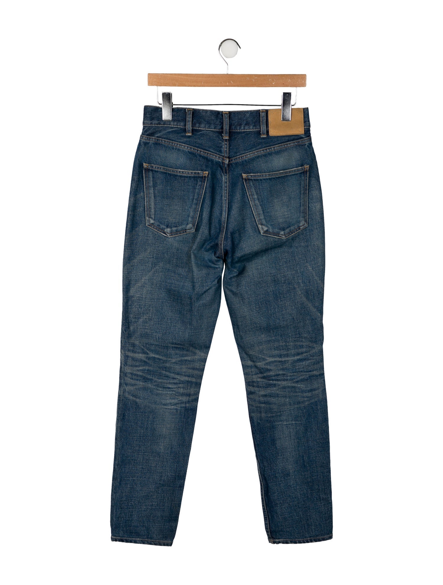 Celine High-Rise Straight Leg Jeans