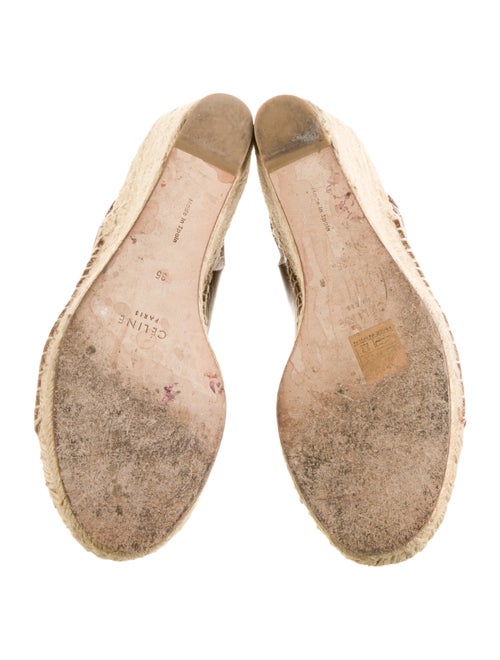 Celine Leather Espadrilles