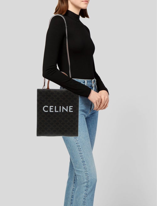 Celine Triomphe Vertical Cabas Small