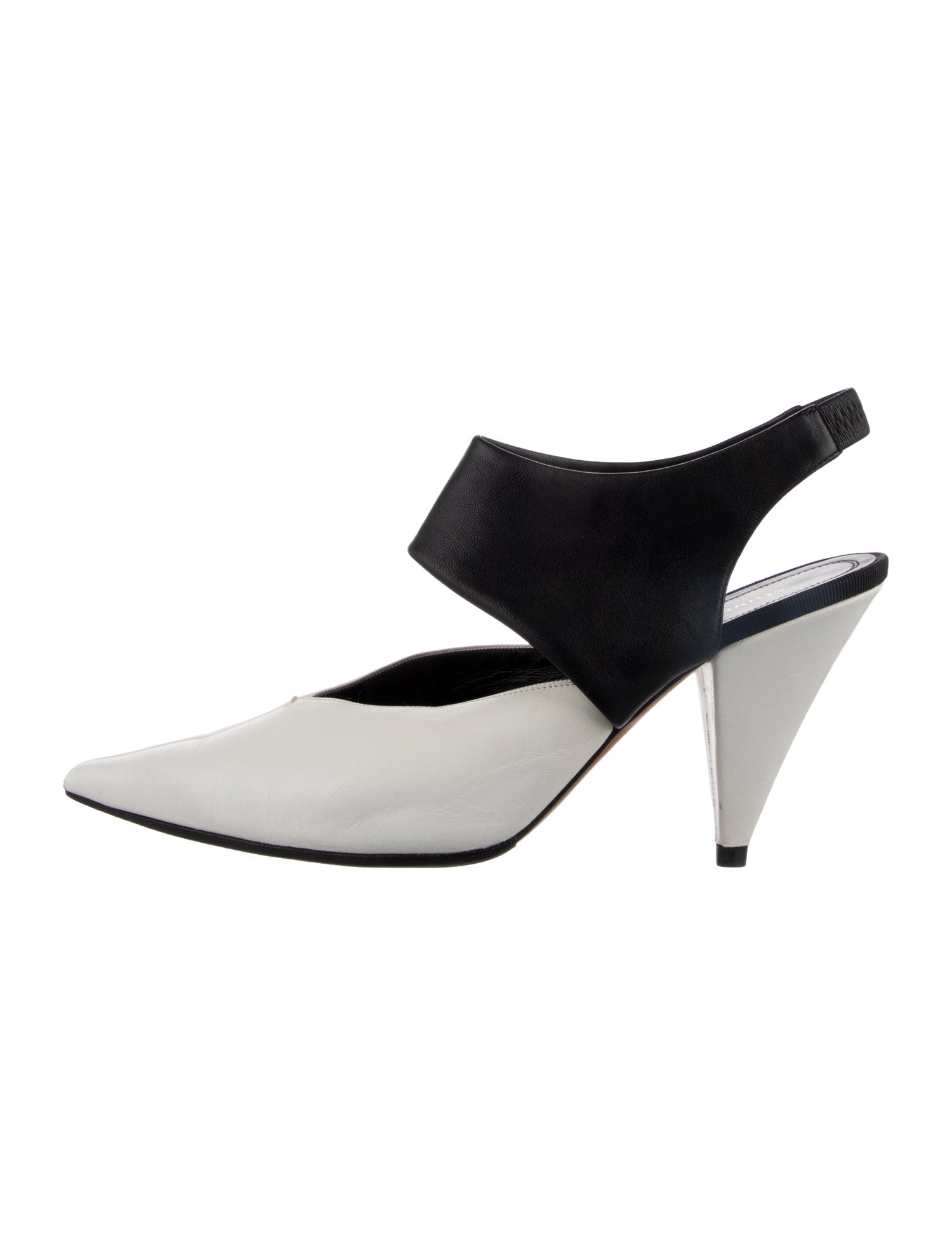 Celine Leather Slingback Pumps