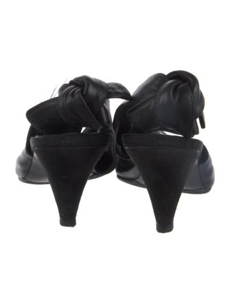 Celine Leather Slingback Pumps