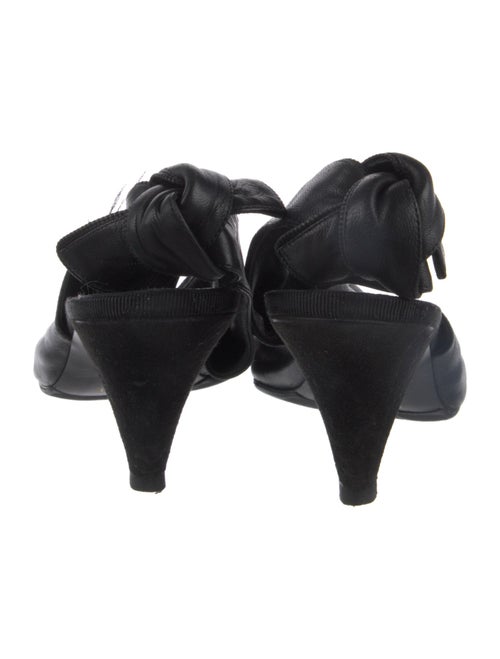 Celine Leather Slingback Pumps