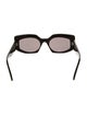 Celine Square Tinted Sunglasses