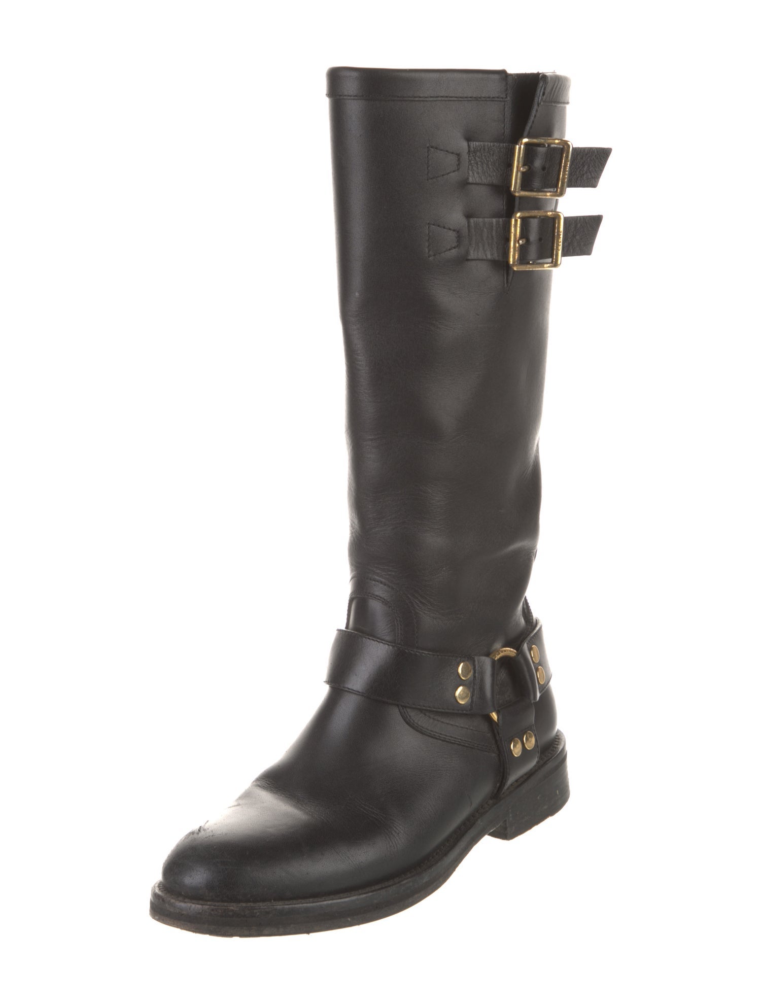 Celine Leather Riding Boots