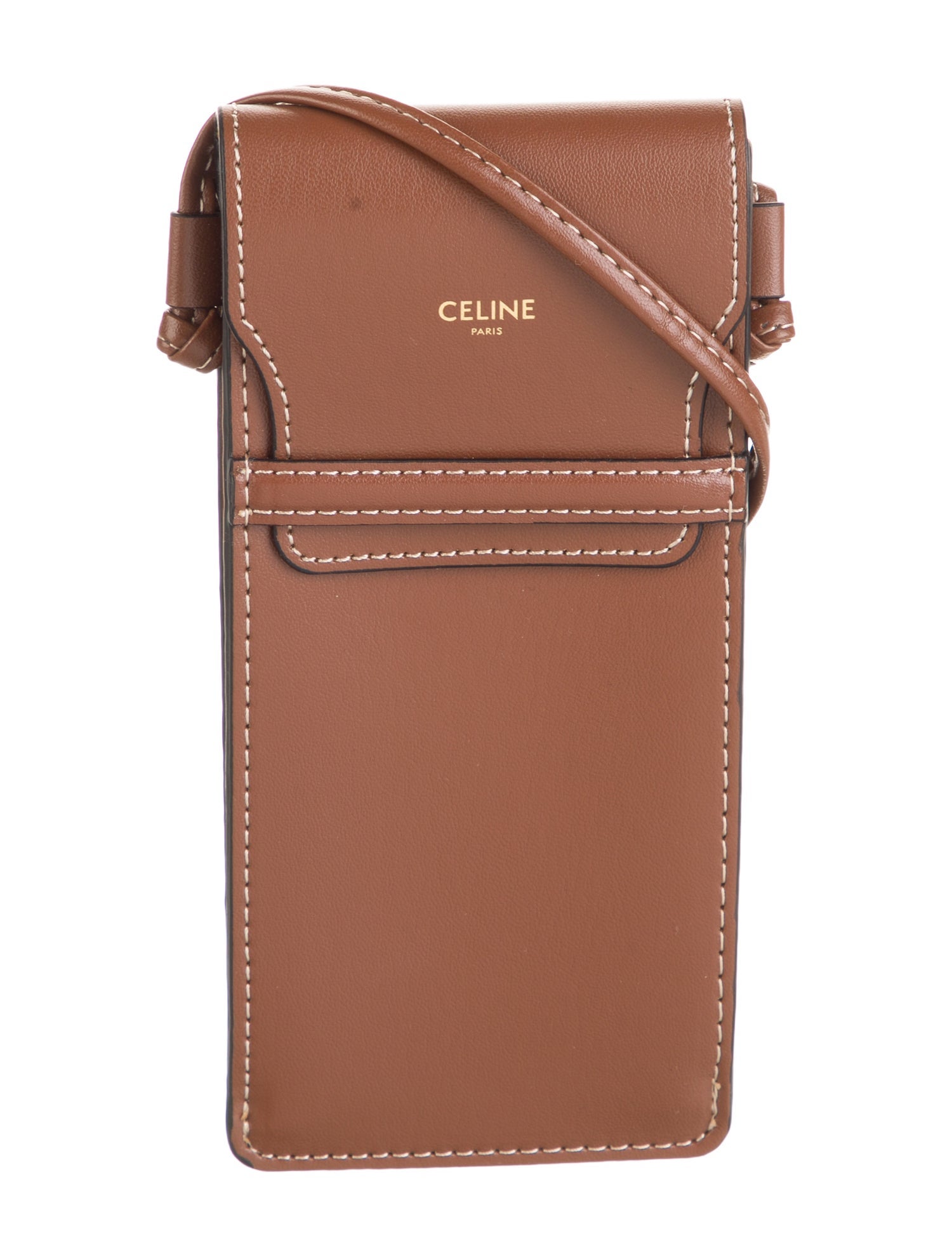 Celine Leather Phone Pouch