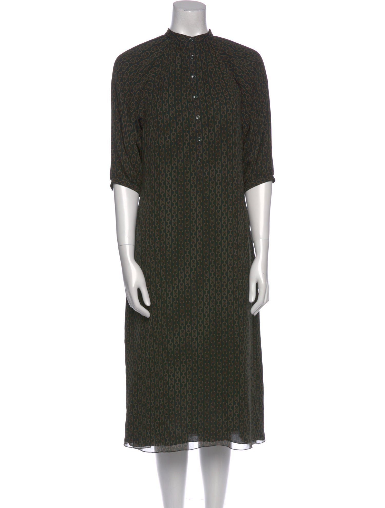 Celine Silk Midi Length Dress