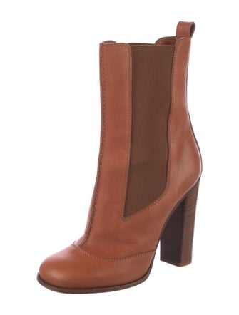 Celine Leather Chelsea Boots