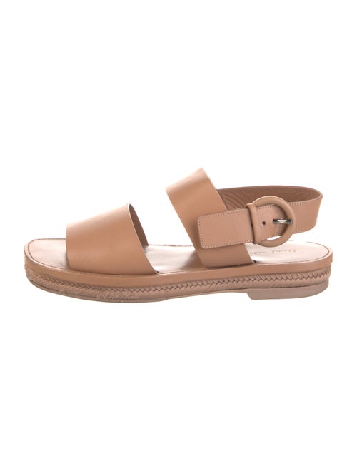 Celine Leather Slingback Sandals