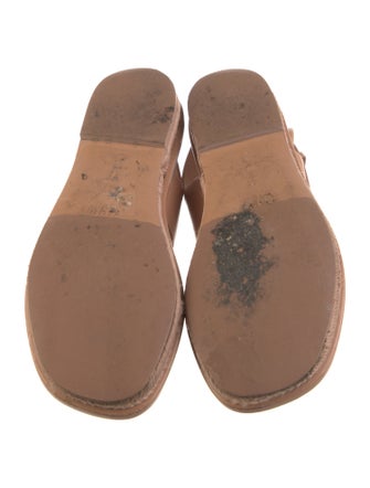 Celine Leather Slingback Sandals