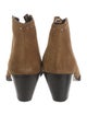 Celine Suede Studded Accents Western Boots
