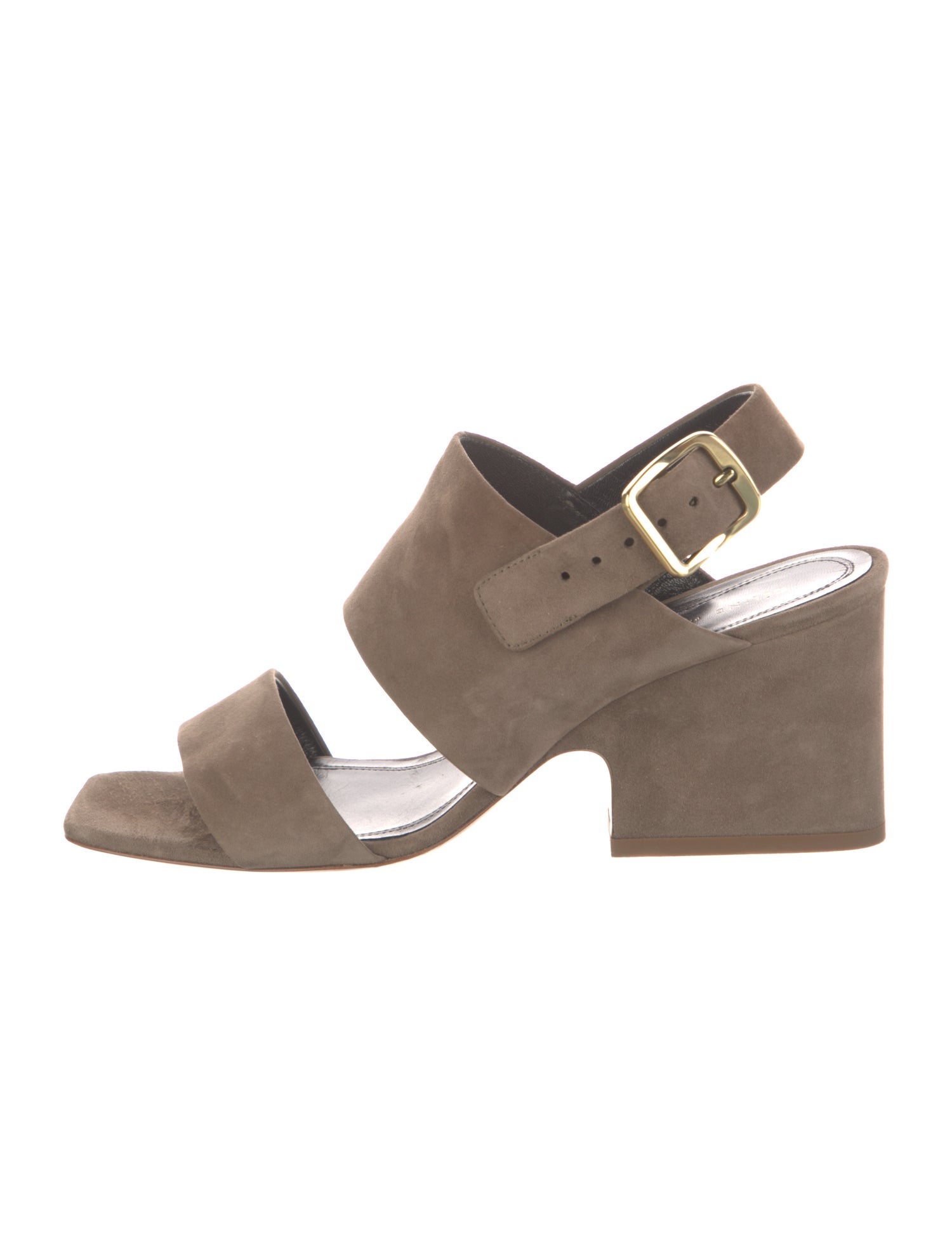 Celine Suede Slingback Sandals