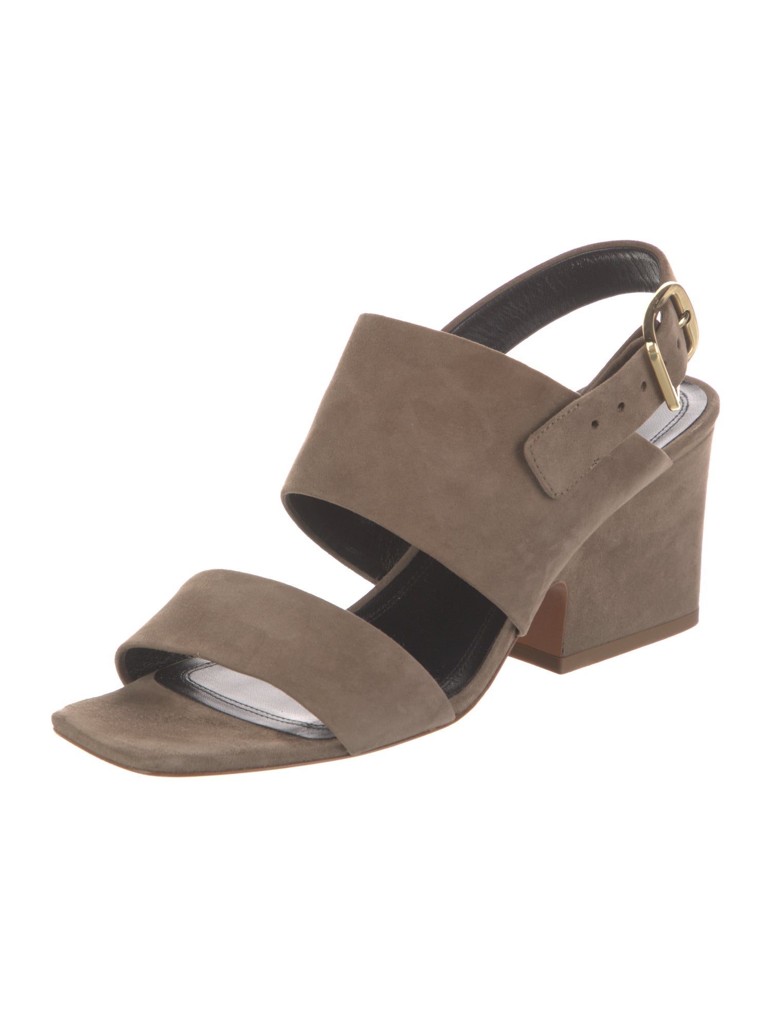 Celine Suede Slingback Sandals