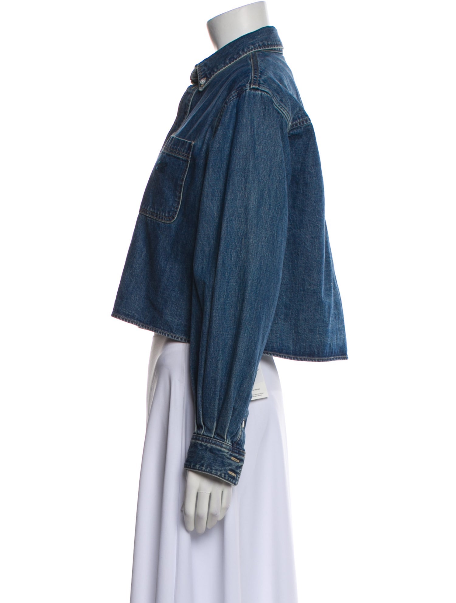 Celine Long Sleeve Crop Top