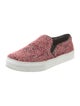 Celine Printed Leather Trim Embellishment Sneakers