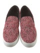 Celine Printed Leather Trim Embellishment Sneakers