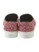 Celine Printed Leather Trim Embellishment Sneakers