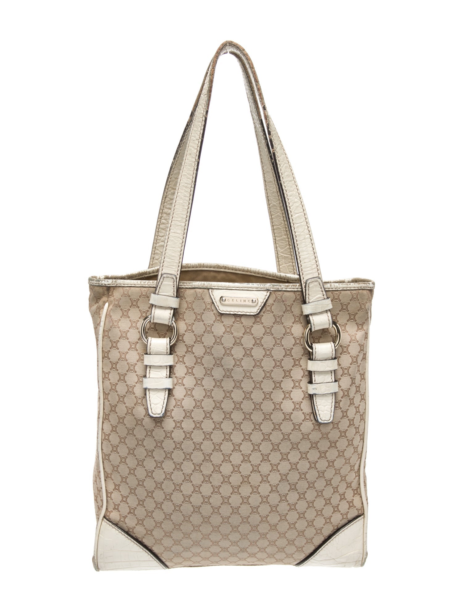 Celine Canvas Top Handle Bag Vintage