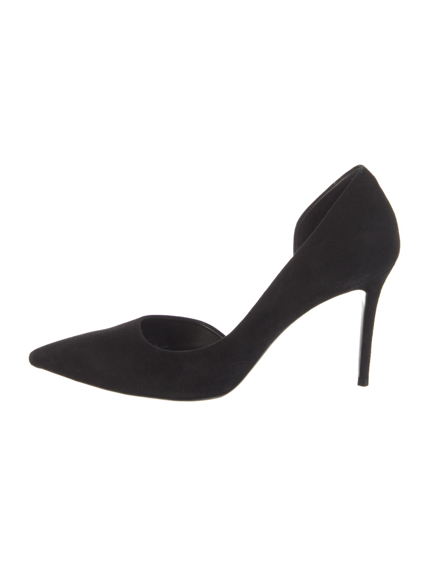Celine Suede D'Orsay Pumps