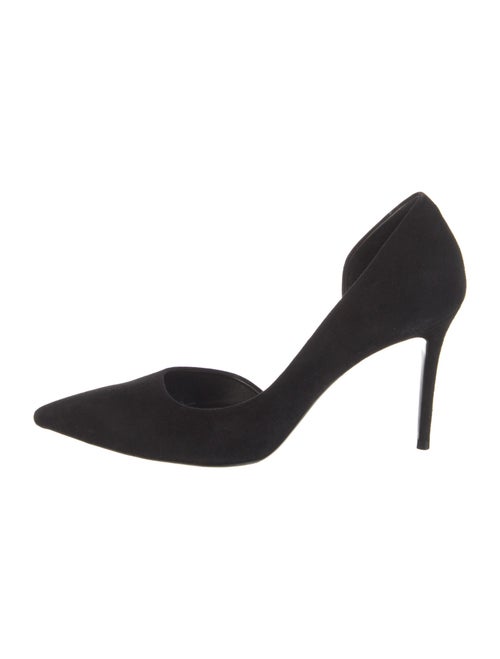 Celine Suede D'Orsay Pumps