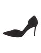 Celine Suede D'Orsay Pumps