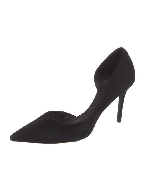 Celine Suede D'Orsay Pumps