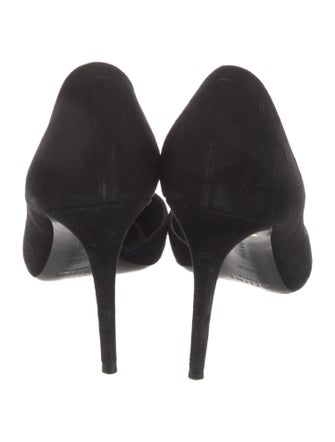 Celine Suede D'Orsay Pumps