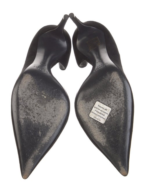 Celine Suede D'Orsay Pumps