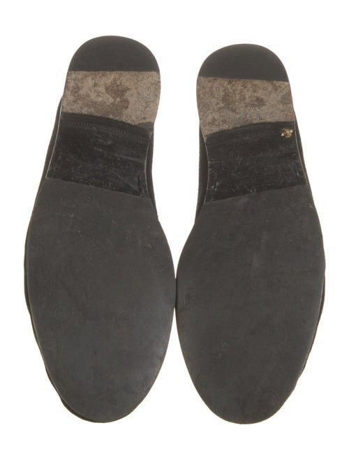 Celine Leather Tassel Accents Loafers