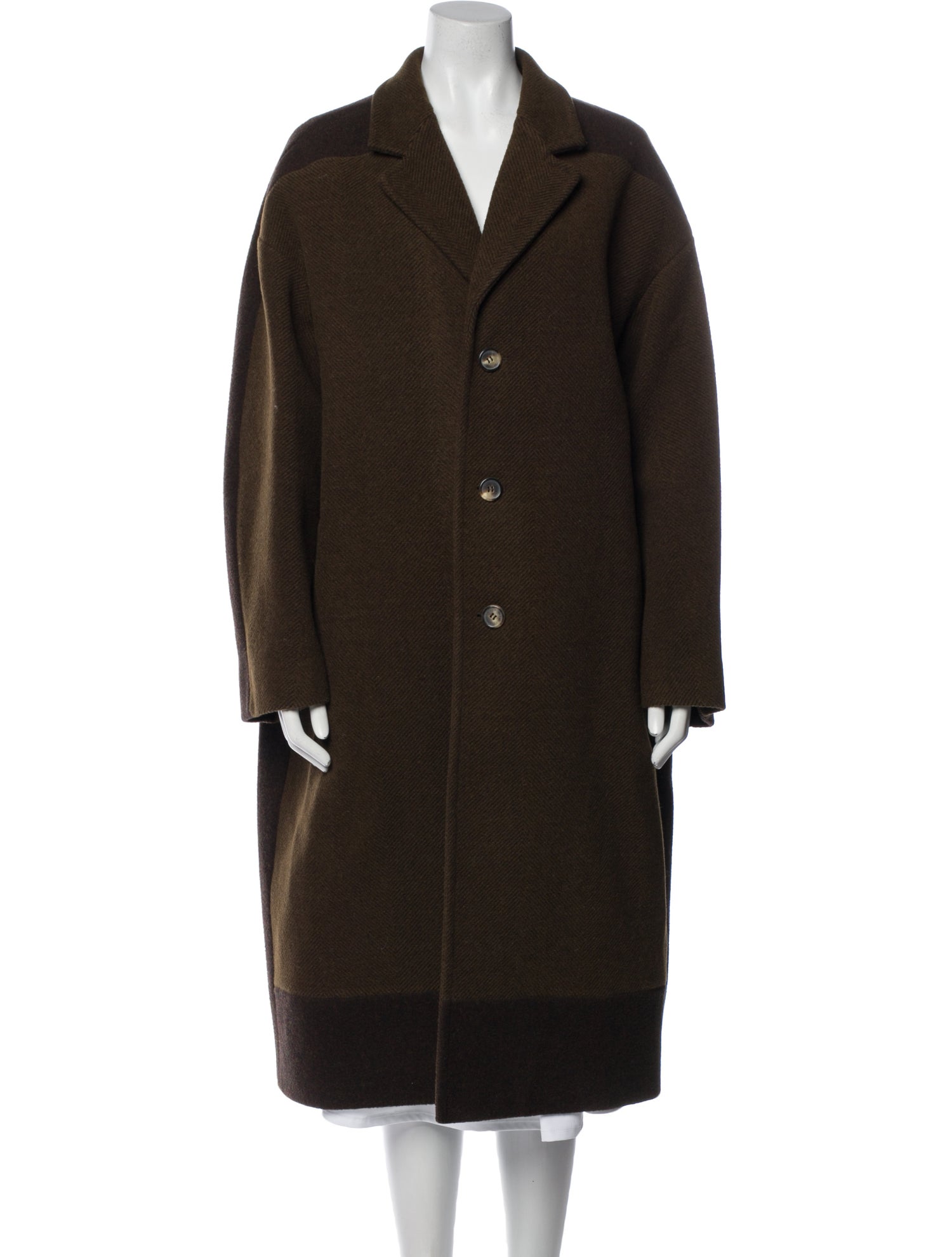 Celine Wool Printed Coat
