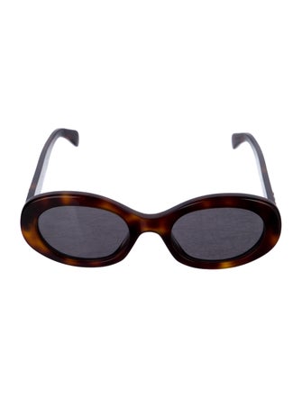 Celine Round Tinted Sunglasses
