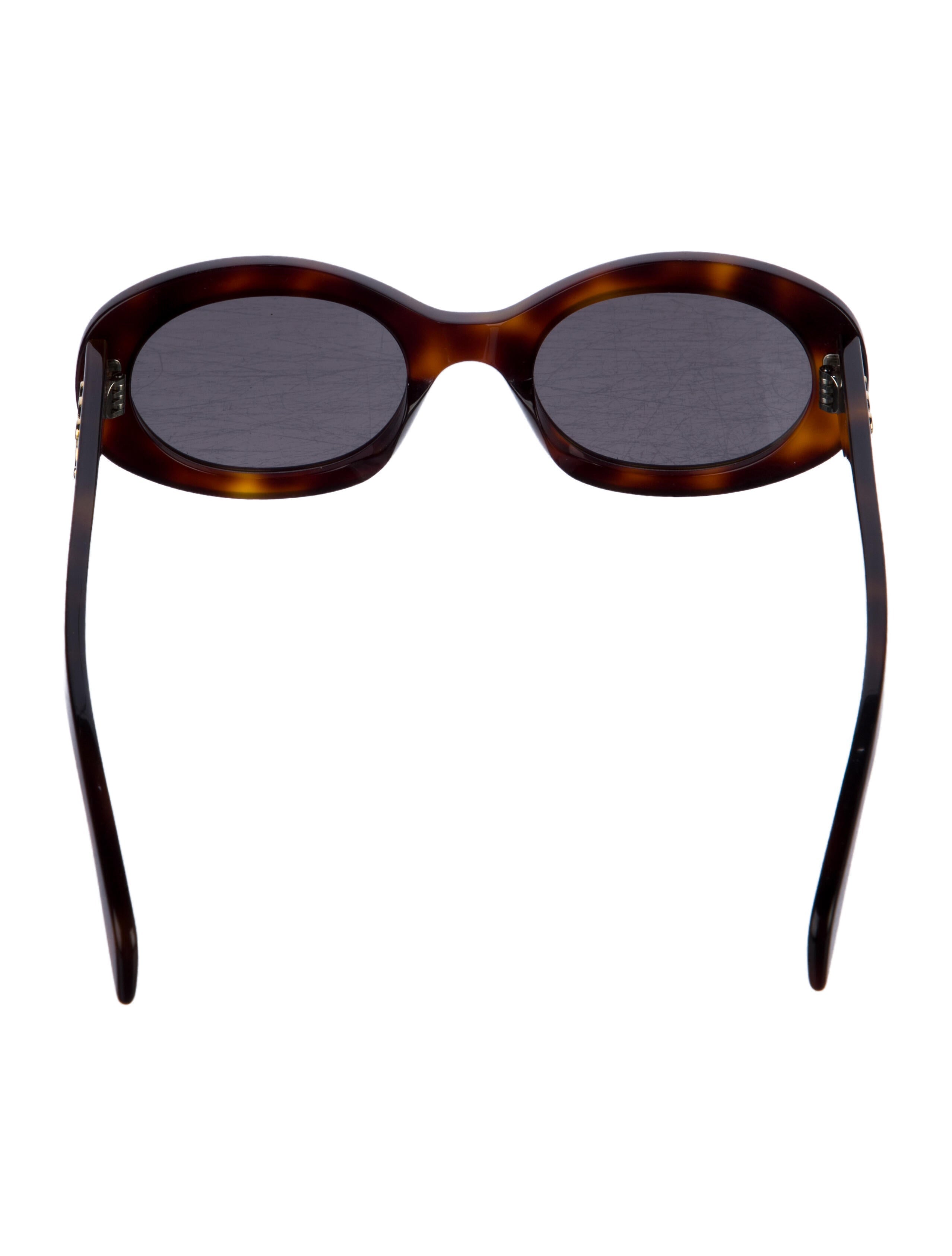 Celine Round Tinted Sunglasses
