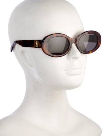 Celine Round Tinted Sunglasses