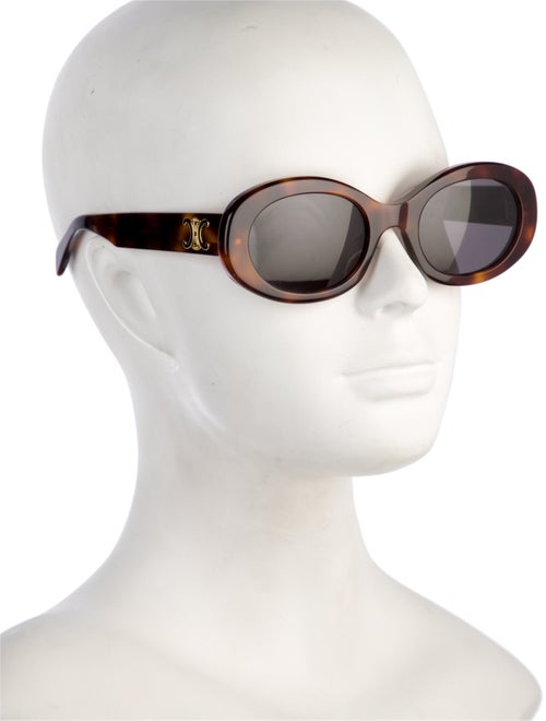 Celine Round Tinted Sunglasses