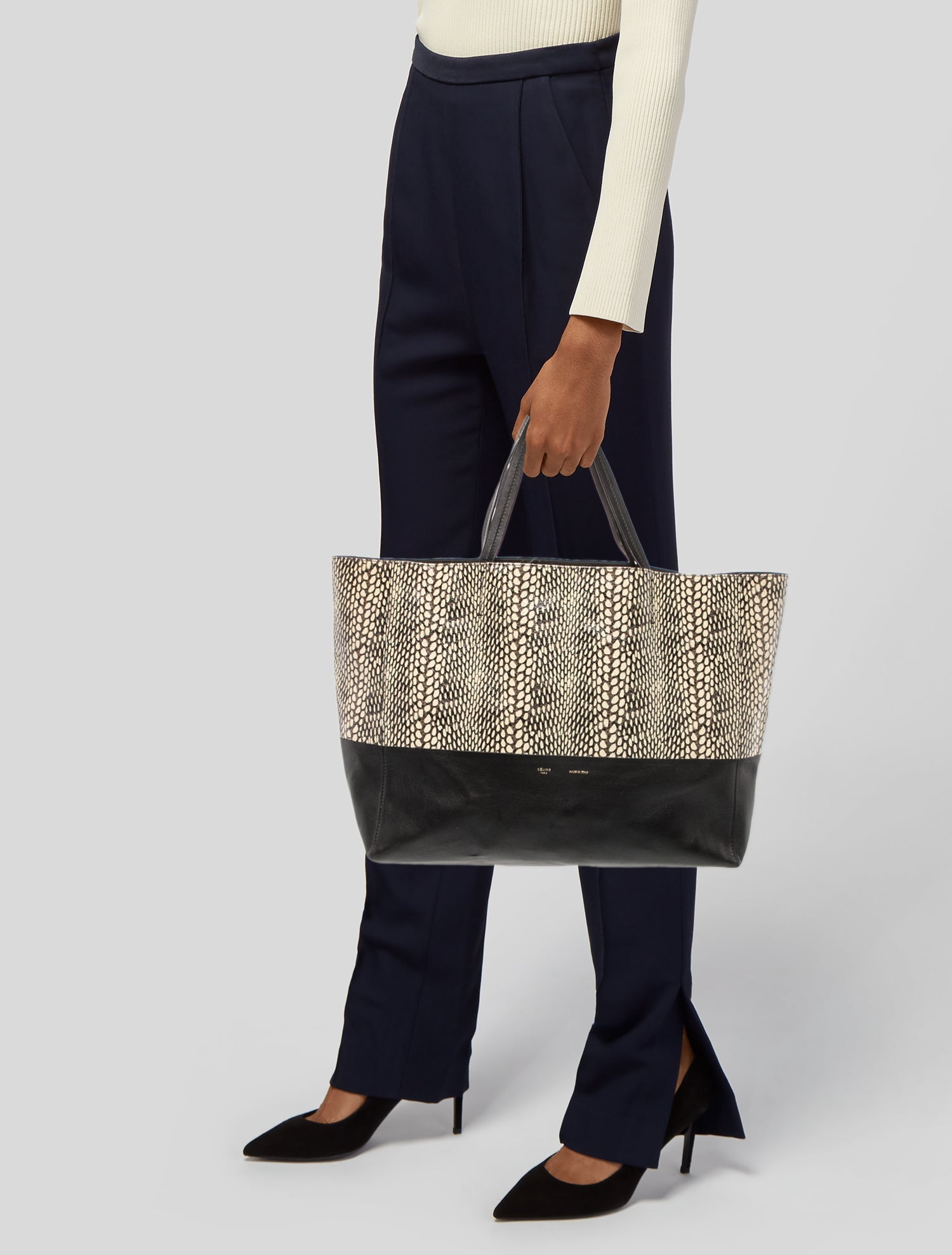 Celine Leather Horizontal Cabas