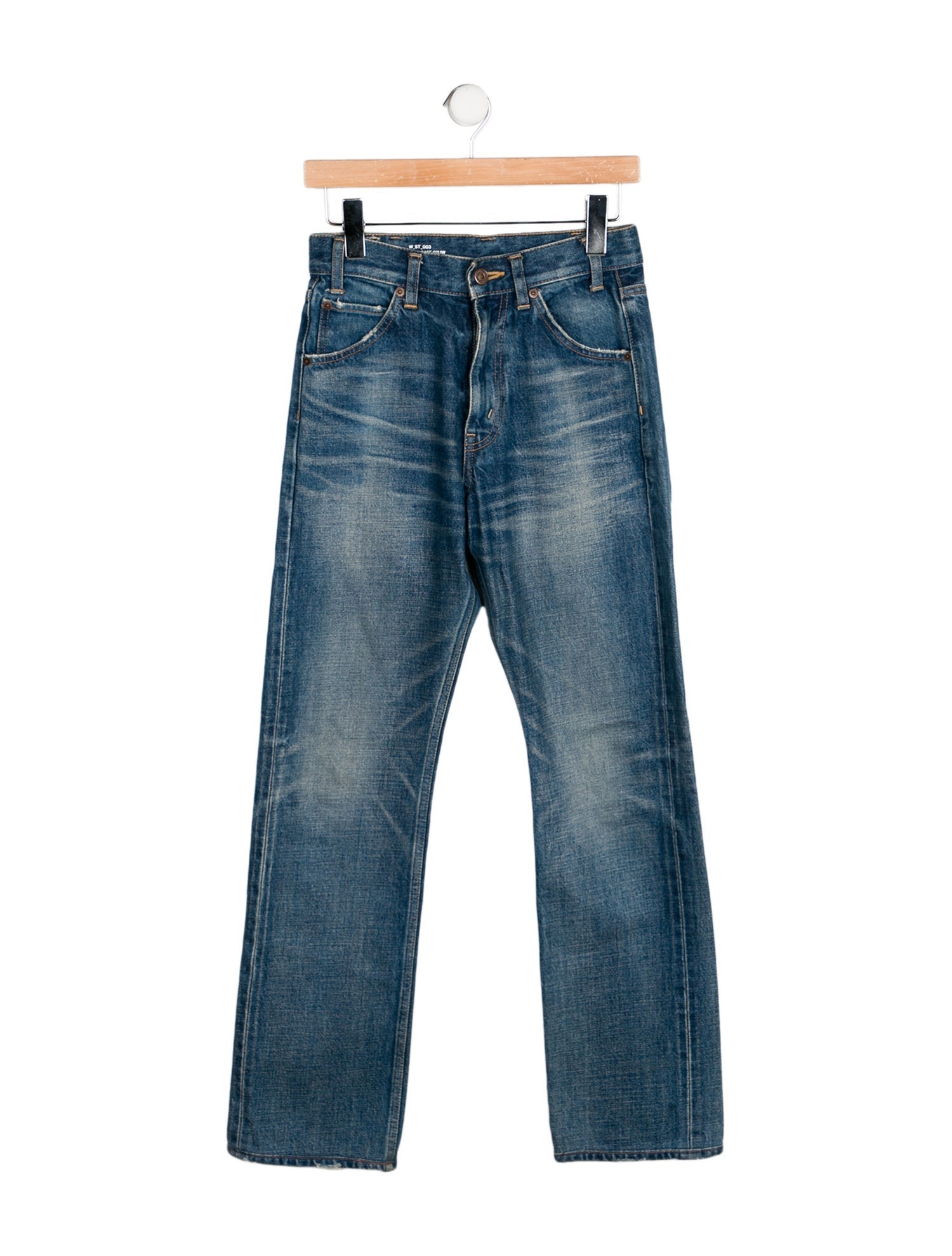 Celine High-Rise Straight Leg Jeans