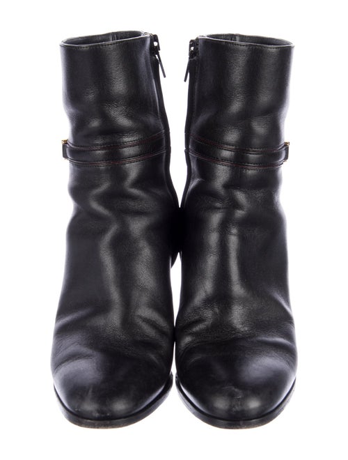 Celine Triomphe Leather Boots