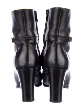Celine Triomphe Leather Boots