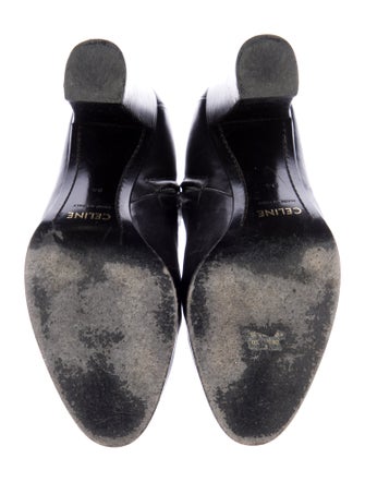 Celine Triomphe Leather Boots