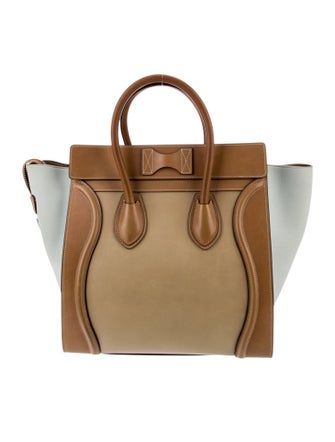 Celine Leather Luggage Mini