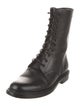 Celine Leather Combat Boots