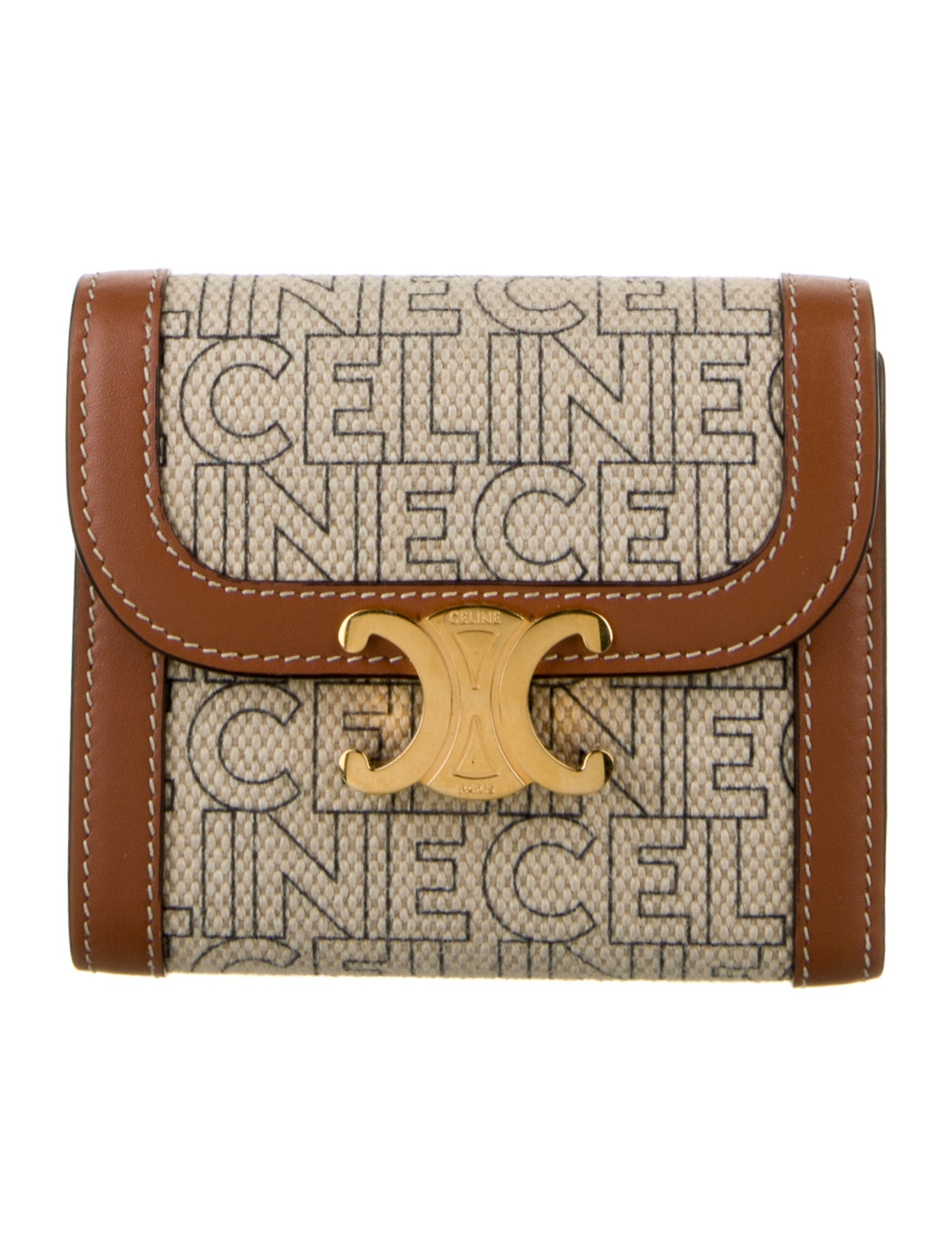 Celine Printed Triomphe Wallet