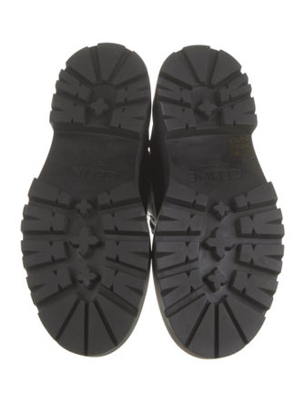 Celine Canvas Combat Boots