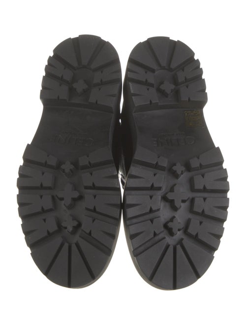 Celine Canvas Combat Boots