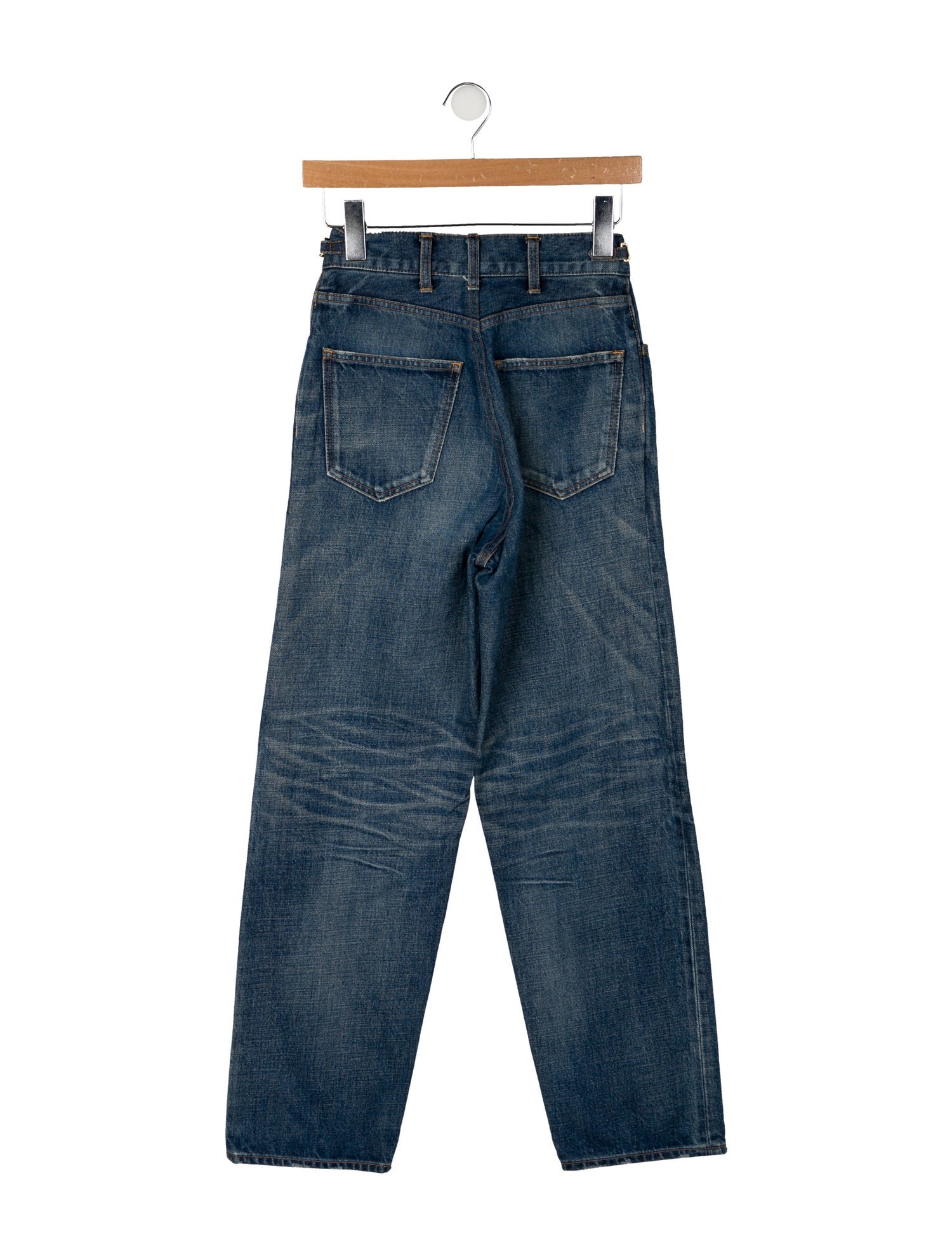 Celine High-Rise Straight Leg Jeans