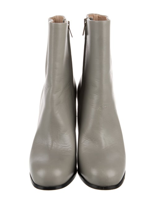 Celine Leather Colorblock Pattern Boots