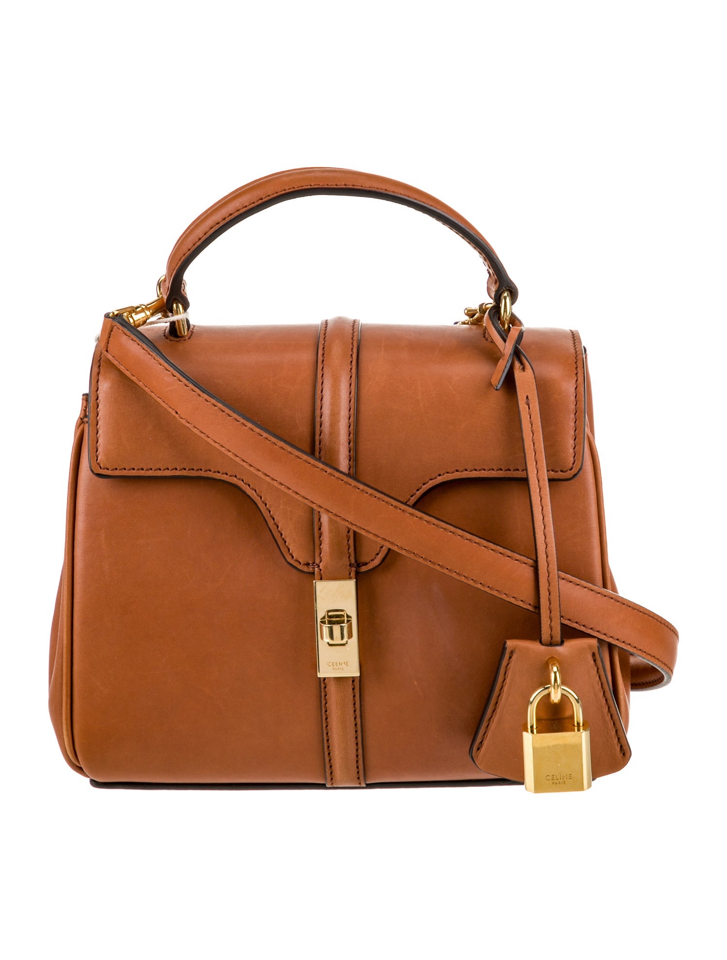 Celine Leather 16 Bag Mini 2023